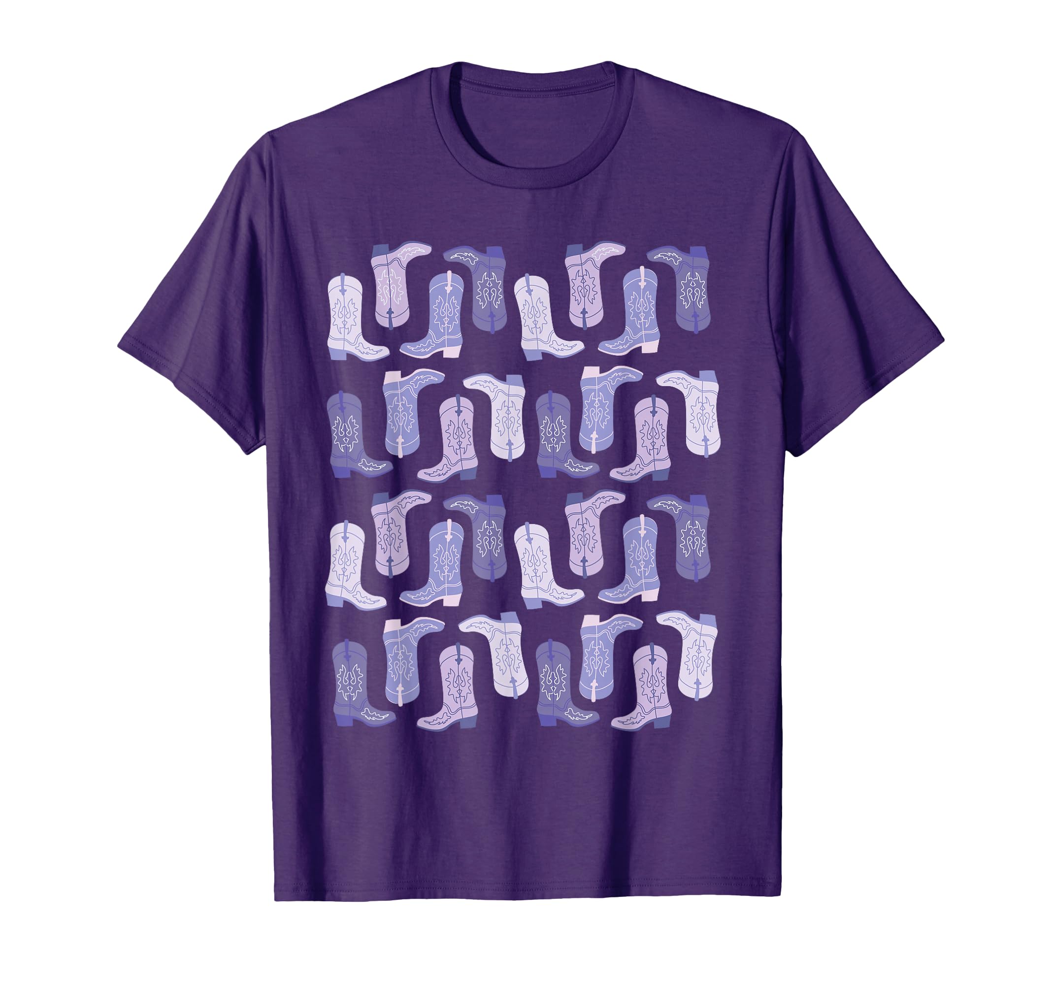 Aesthetic Pattern Co Purple Western T-Shirt - Fun Novelty Design Men Women - T-Shirt, Sweatshirt, Hoodie
