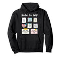 Note To Self Psychologist Psychology Hoodie - Trendy Graphic Men Women - T-Shirt, Sweatshirt, Hoodie