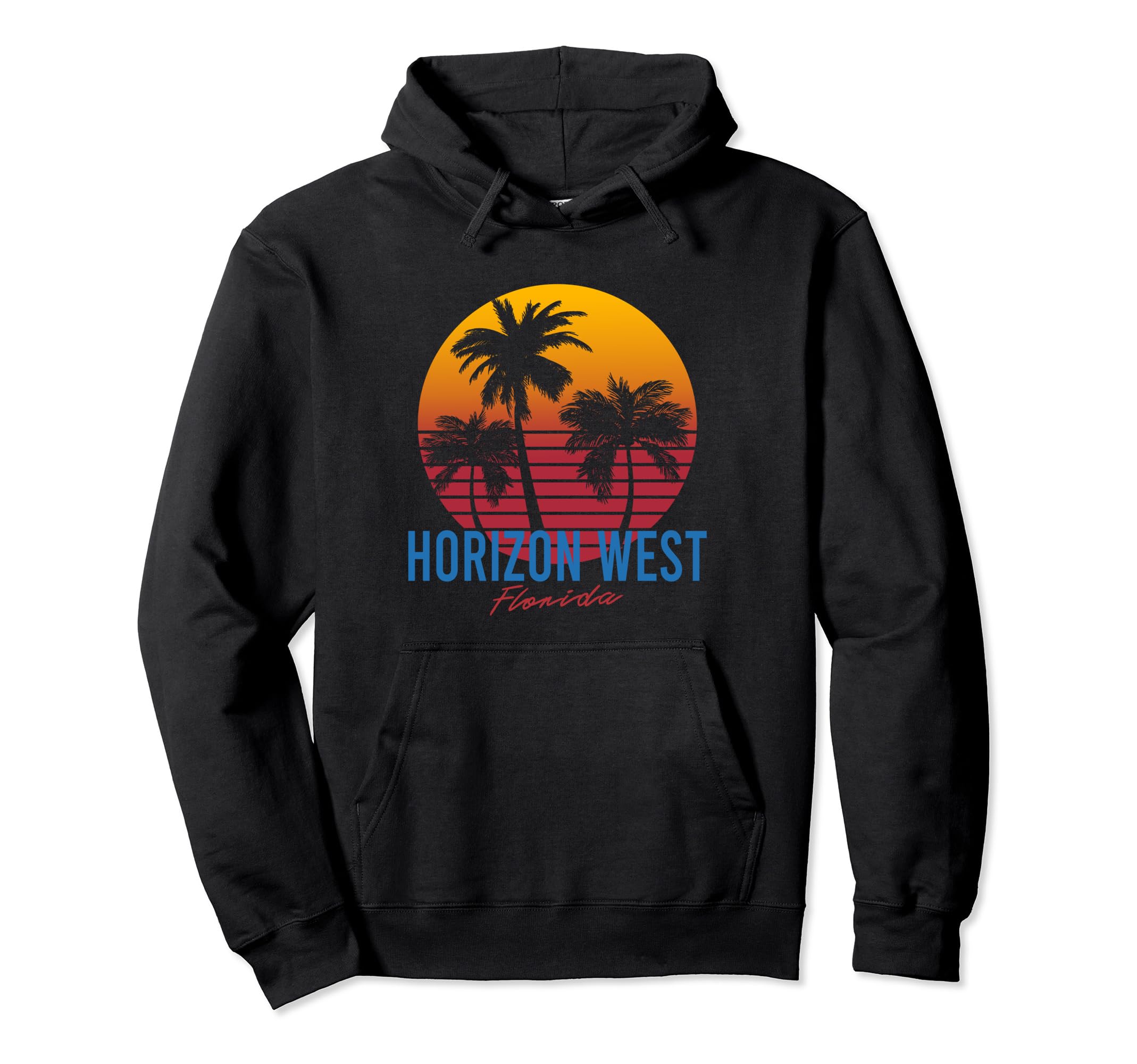 Horizon West Florida Palm Trees Hoodie - Casual Everyday Wear for Adults - T-Shirt, Sweatshirt, Hoodie