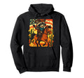 Cowboy Racoon Western Adventure Hoodie - Unique Graphic Men Women - T-Shirt, Sweatshirt, Hoodie