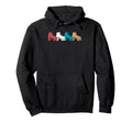 Colors Roller Skate Lineup Rokller Skating Hoodie - Trendy Graphic Unisex - T-Shirt, Sweatshirt, Hoodie
