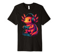Axolotl Gamer Gaming Pet Lover T-Shirt - Custom Art Print for Adults - T-Shirt, Sweatshirt, Hoodie