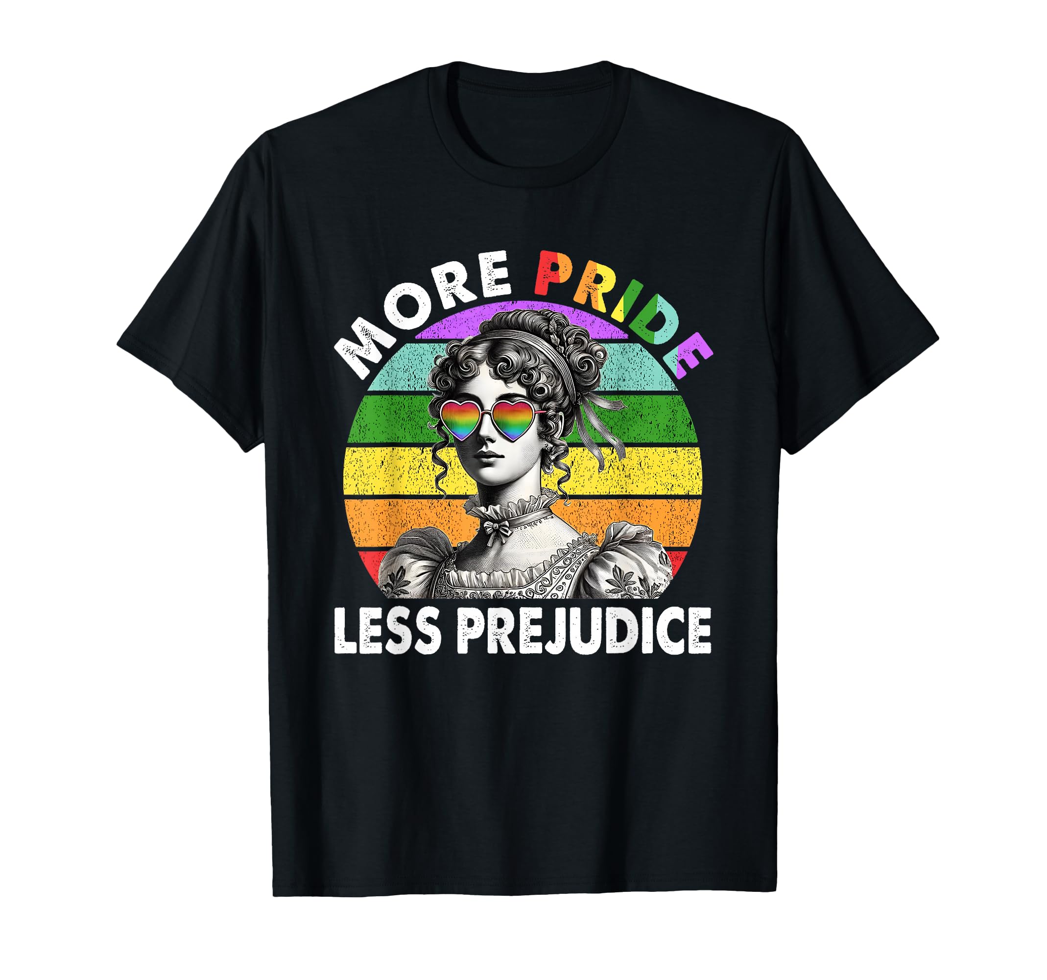 More Pride Less Prejudice Pride Month T-Shirt - Streetwear Style Unisex - T-Shirt, Sweatshirt, Hoodie