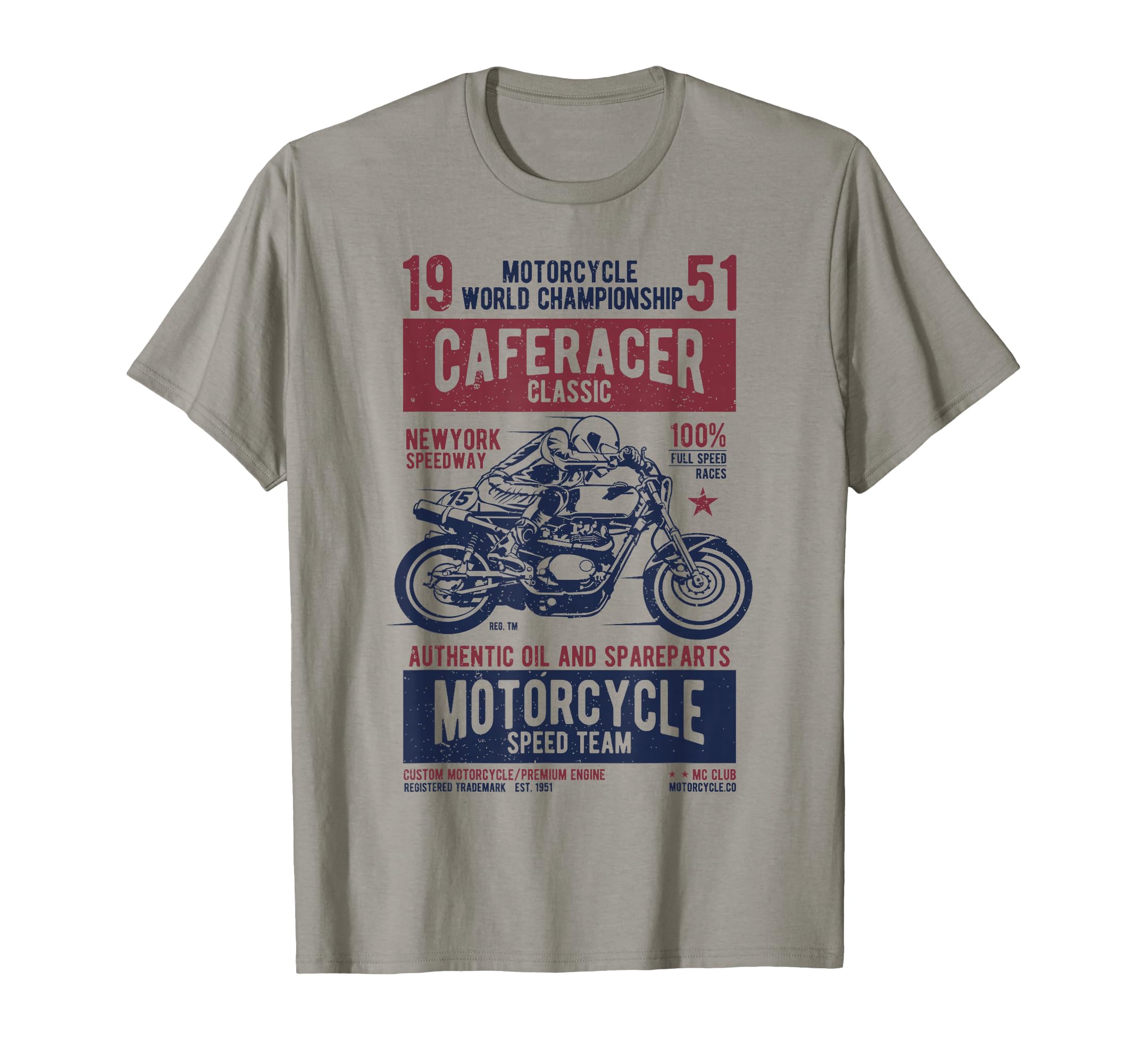 Cafe Racer Motorcycle Biker Gift T-Shirt - Casual Everyday Wear Men Women - T-Shirt, Sweatshirt, Hoodie