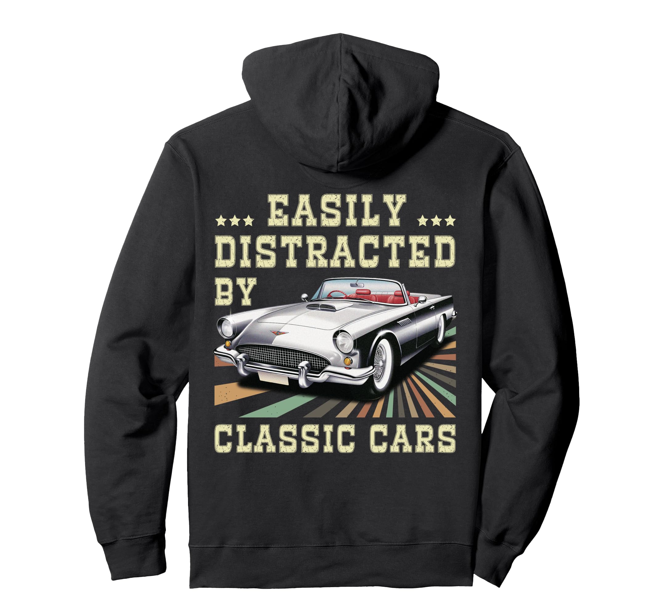 Easily Distracted Cars Hoodie - Casual Everyday Wear for Adults - T-Shirt, Sweatshirt, Hoodie
