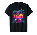 90S Vaporwave Aesthetic Palm Trees T-Shirt - Aesthetic Graphic for Adults - T-Shirt, Sweatshirt, Hoodie