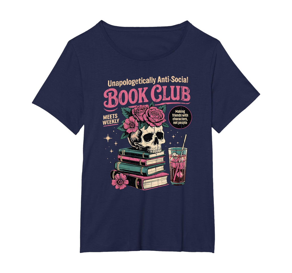 Unapologetically Anti Social Book Club T-Shirt - Unique Graphic for Adults - T-Shirt, Sweatshirt, Hoodie