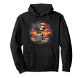 Usa Flag Motorcycle Usa Flag Biker Hoodie - Streetwear Style Men Women - T-Shirt, Sweatshirt, Hoodie