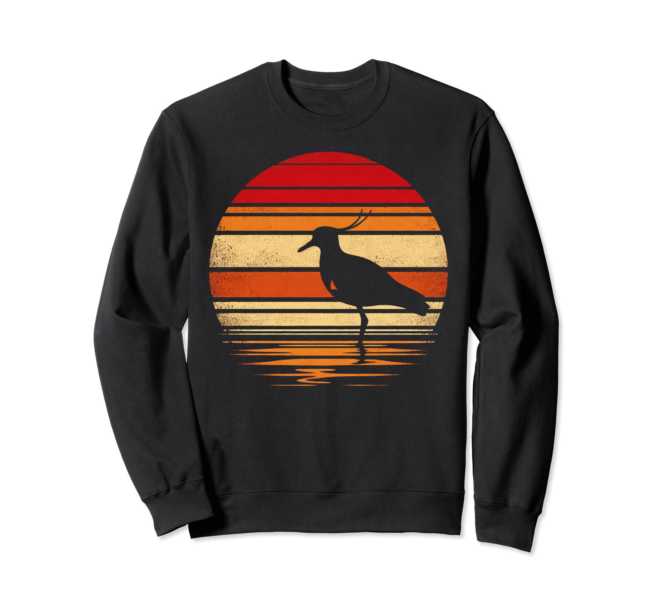 Lapwing Bird Sunset Safari 70S Sweatshirt - Novelty Apparel Men Women - T-Shirt, Sweatshirt, Hoodie