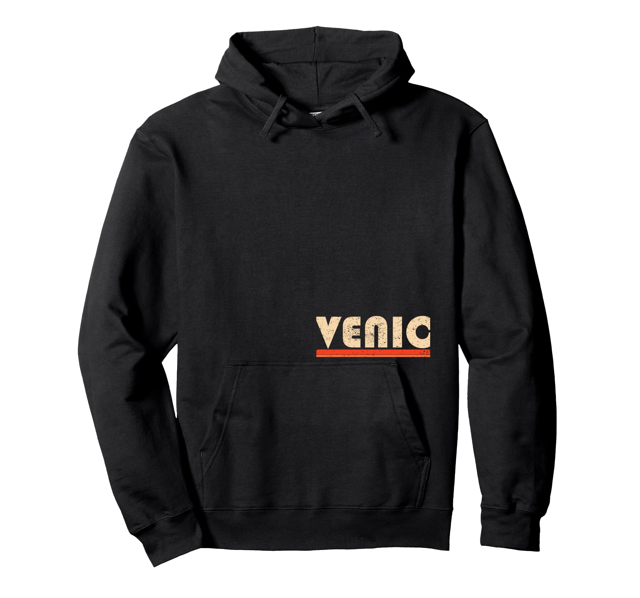 Venice 70S 80S Sunset Stripe Hoodie - Streetwear Style for Adults - T-Shirt, Sweatshirt, Hoodie