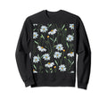 Daisy Watercolor Floral Pattern Sweatshirt - Novelty Apparel Men Women - T-Shirt, Sweatshirt, Hoodie