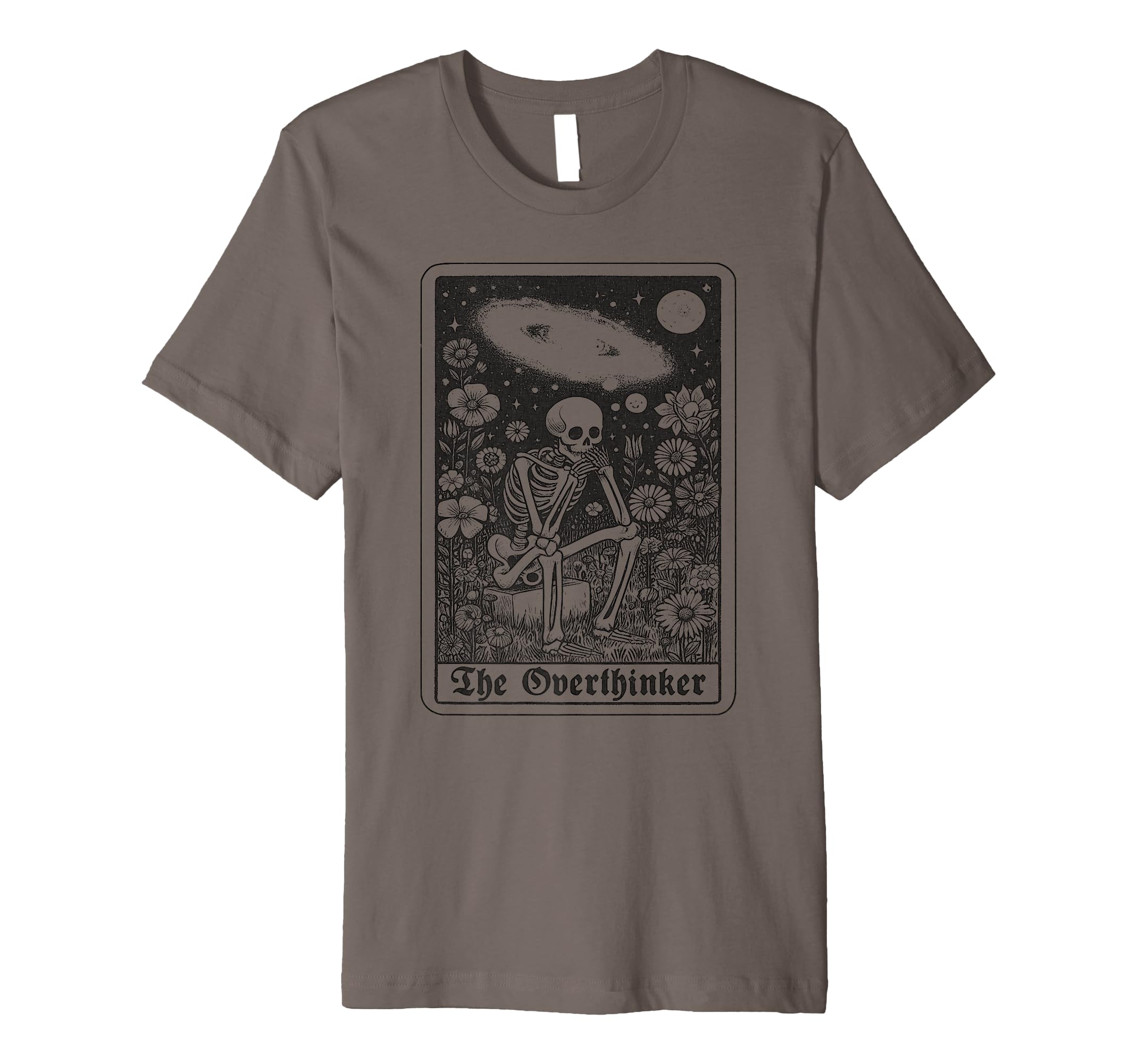Overthinker Tarot Cards Reader Occult T-Shirt - Custom Art Print Unisex - T-Shirt, Sweatshirt, Hoodie