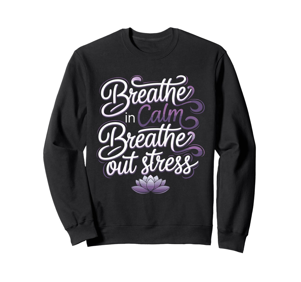 Spiritual Retreat Meditation Sweatshirt - Minimalist Print for Adults - T-Shirt, Sweatshirt, Hoodie