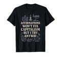 Crystal Healing Anti Capitalism T-Shirt - Fun Novelty Design for Adults - T-Shirt, Sweatshirt, Hoodie