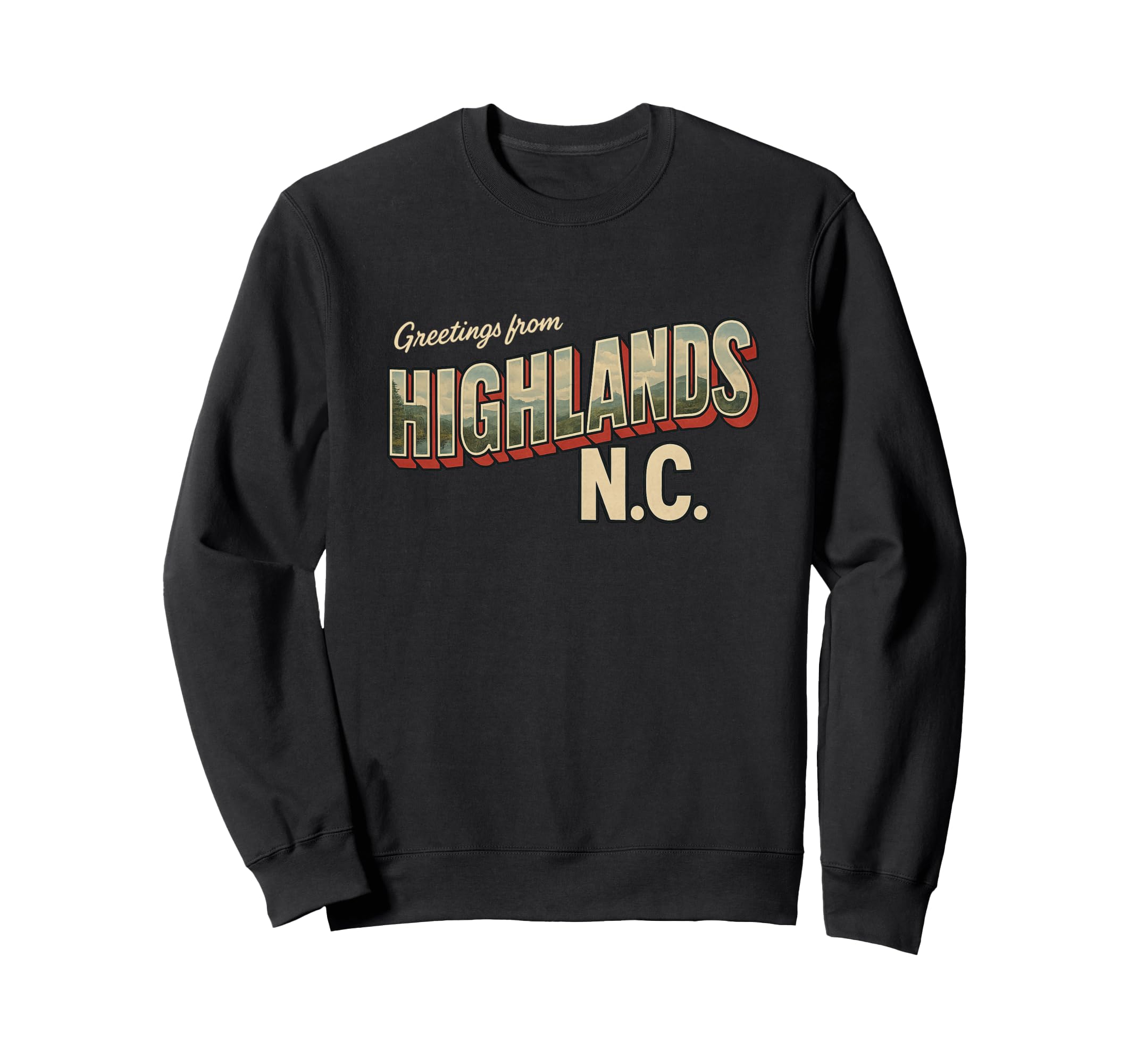Highlands North Carolina Hat And Co T-Shirt - Minimalist Print Unisex - T-Shirt, Sweatshirt, Hoodie
