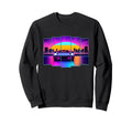 Retrowave Synthwave Aesthetic Sweatshirt - Fun Novelty Design Unisex - T-Shirt, Sweatshirt, Hoodie