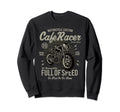 Motorcycle Cycle Cafe Racing Runner Sweatshirt - Unique Graphic for Adults - T-Shirt, Sweatshirt, Hoodie