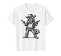 Raccoon Cowboy Trash Panda T-Shirt - Trendy Graphic for Adults - T-Shirt, Sweatshirt, Hoodie