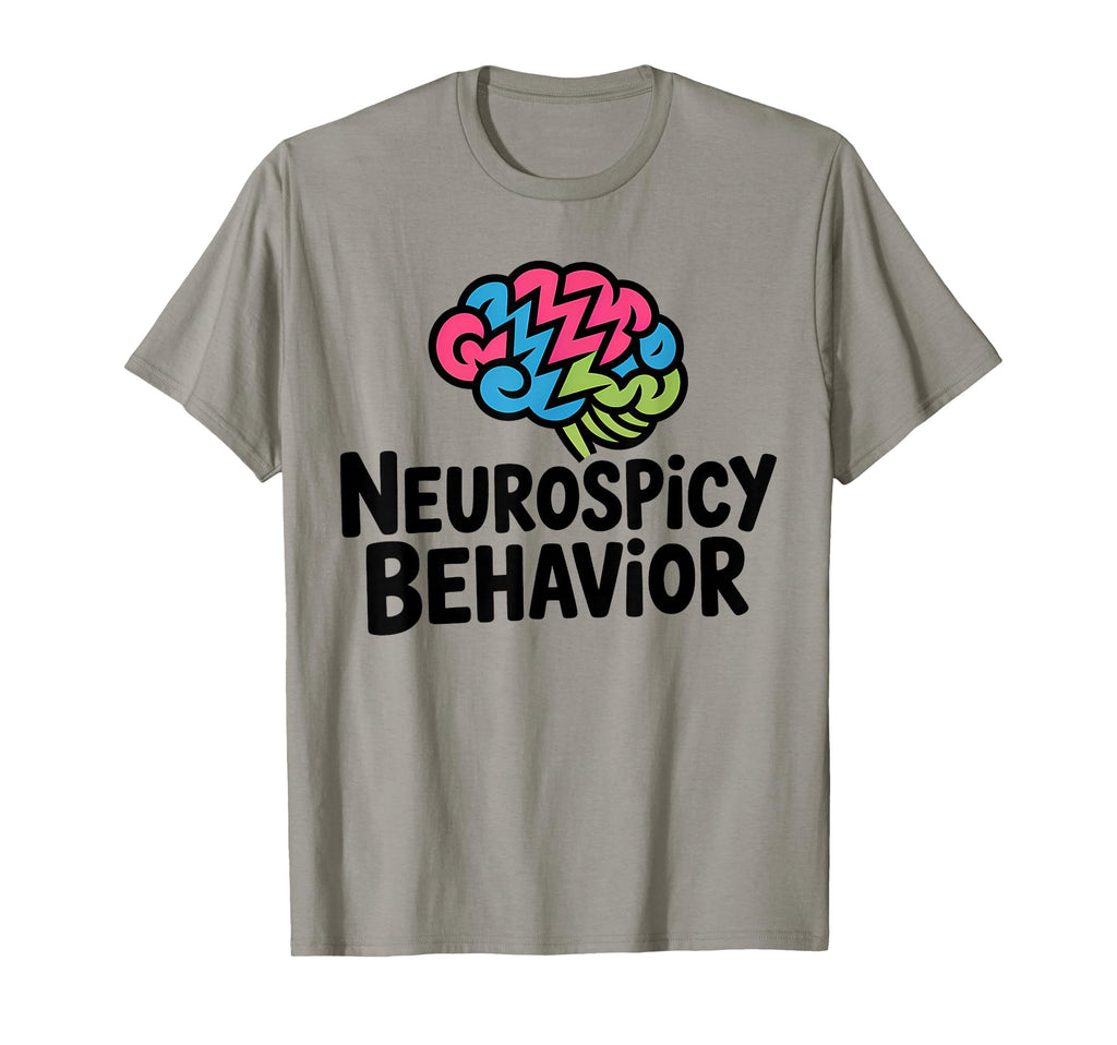 Vibrant Neurospicy Brain Neurodiversity T-Shirt - Unique Graphic Unisex - T-Shirt, Sweatshirt, Hoodie
