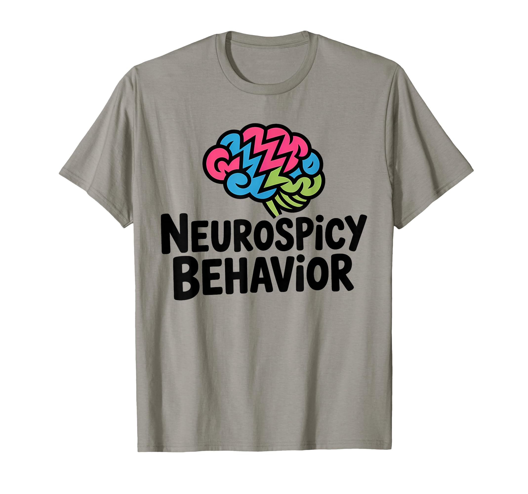 Vibrant Neurospicy Brain Neurodiversity T-Shirt - Unique Graphic Unisex - T-Shirt, Sweatshirt, Hoodie
