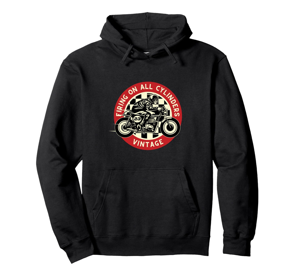 Motorcyle Motorcyclists Motorbike Hoodie - Trendy Graphic Men Women - T-Shirt, Sweatshirt, Hoodie