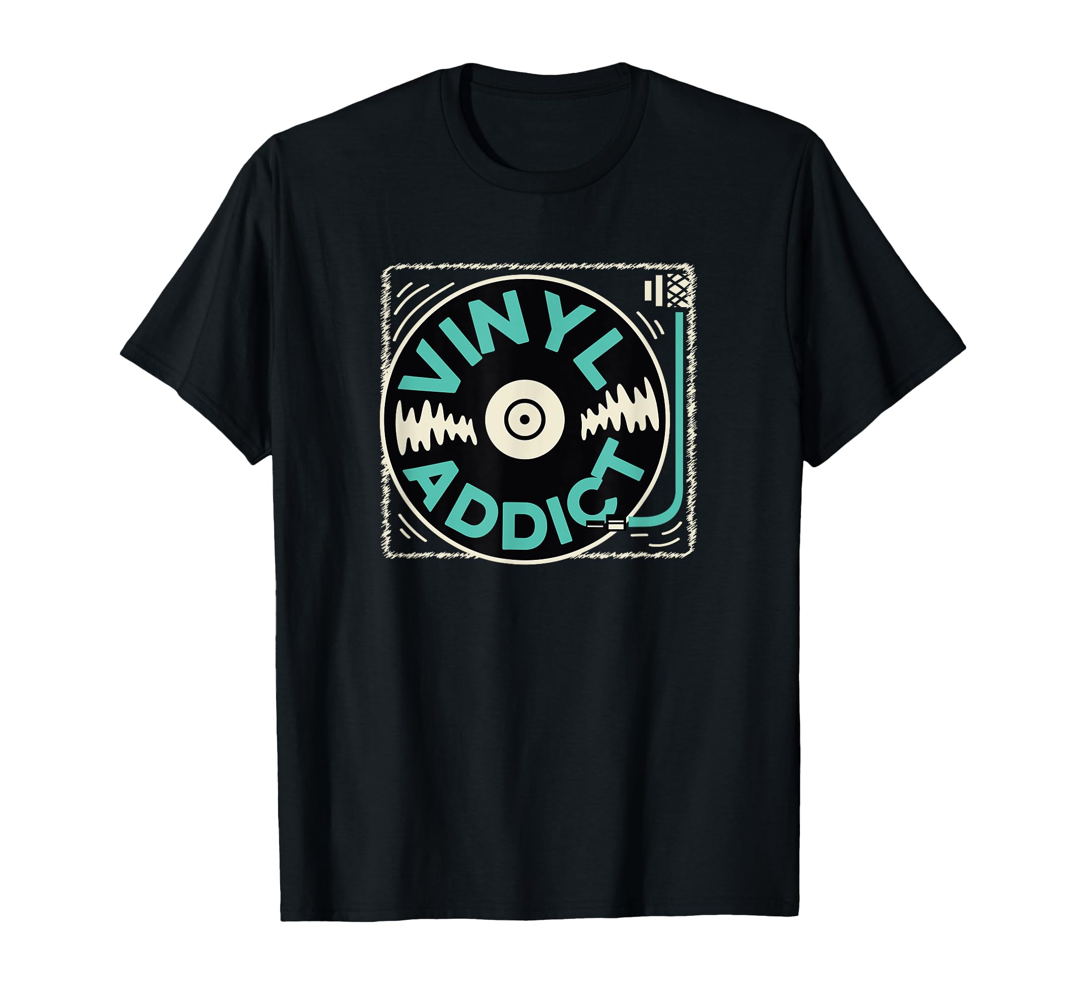 Vinyl Record Player Vinyl T-Shirt - Novelty Apparel for Adults - T-Shirt, Sweatshirt, Hoodie