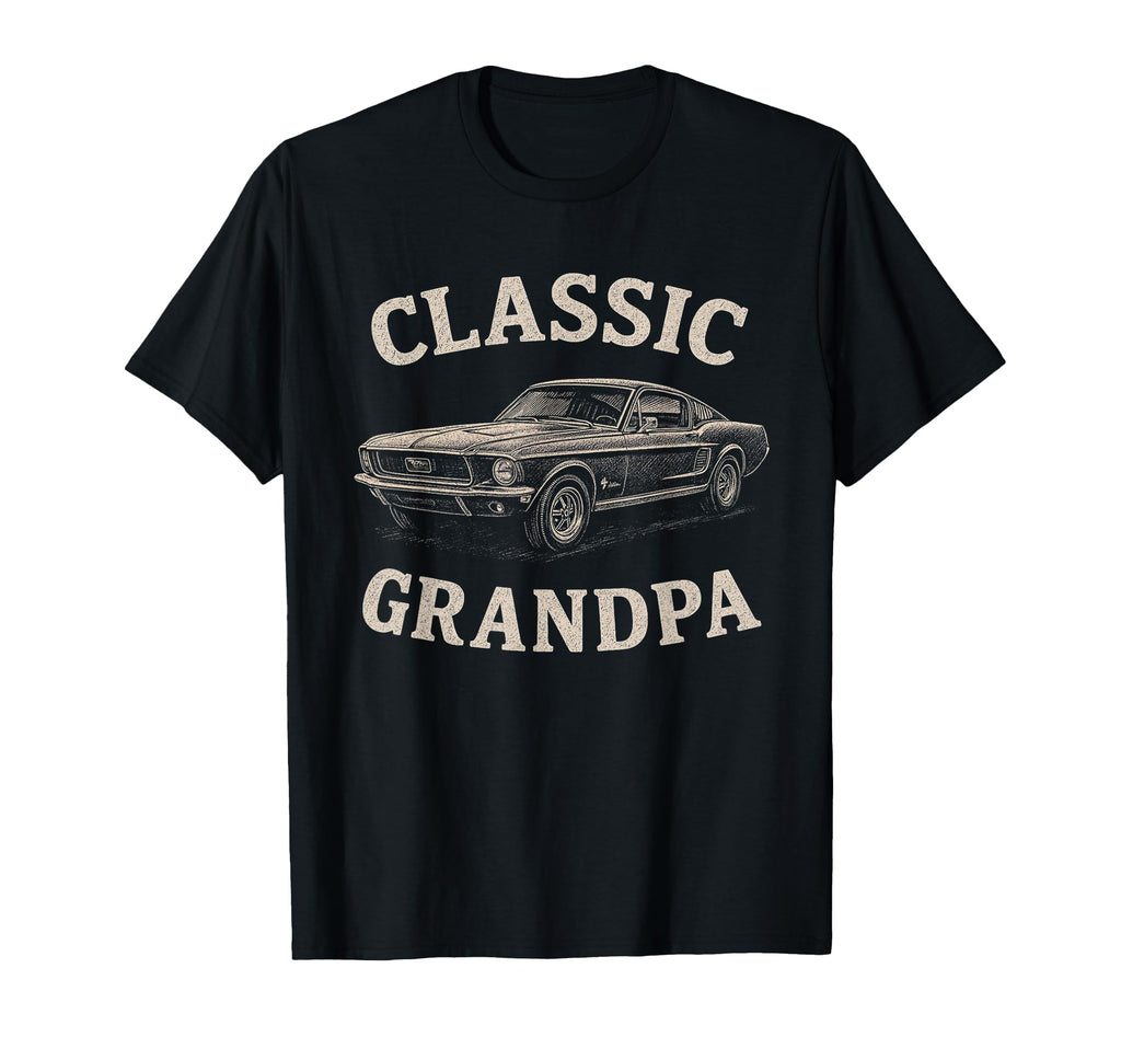 Grandpa Auto Mood Wear Muscle Fans T-Shirt - Graphic Print Unisex - T-Shirt, Sweatshirt, Hoodie