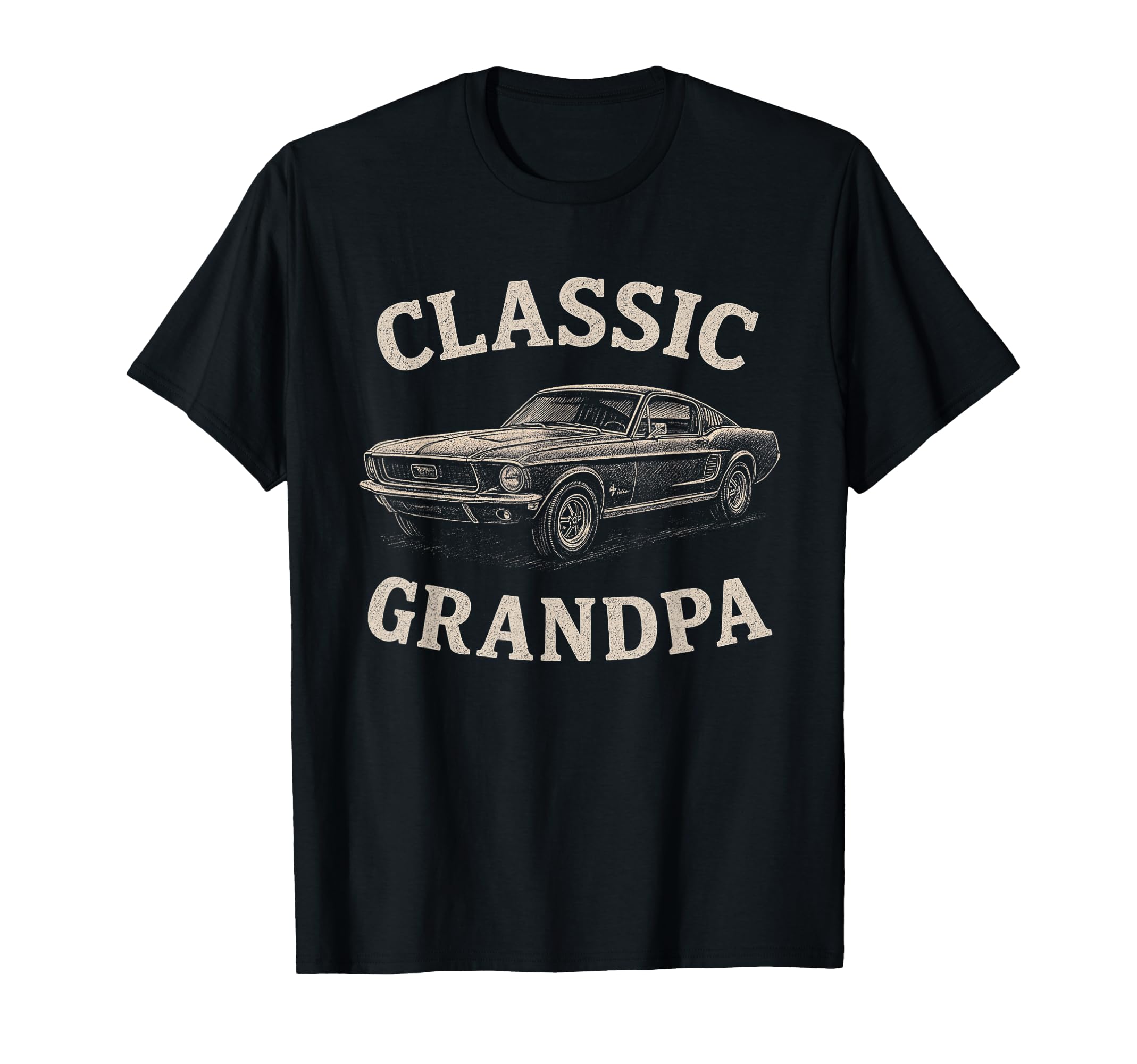 Grandpa Auto Mood Wear Muscle Fans T-Shirt - Graphic Print Unisex - T-Shirt, Sweatshirt, Hoodie