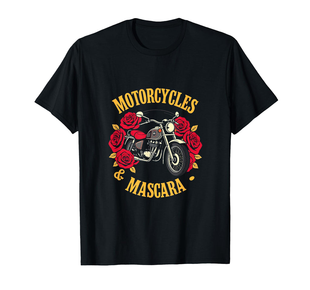 Motorcycles Mascara Motorcycle T-Shirt - Novelty Apparel Men Women - T-Shirt, Sweatshirt, Hoodie