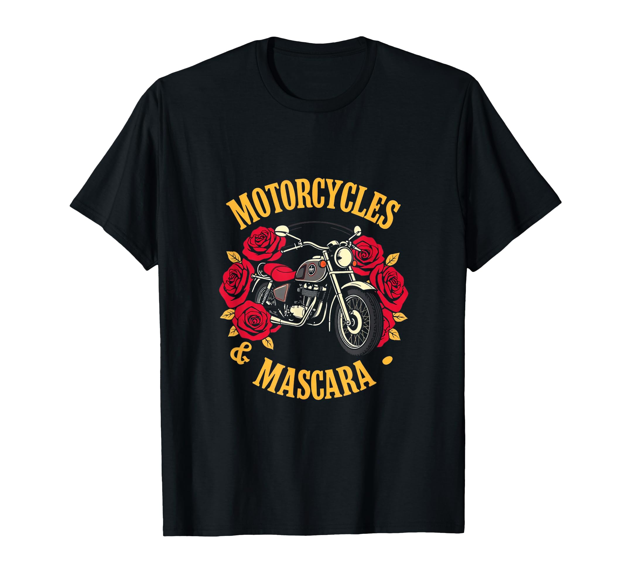 Motorcycles Mascara Motorcycle T-Shirt - Novelty Apparel Men Women - T-Shirt, Sweatshirt, Hoodie
