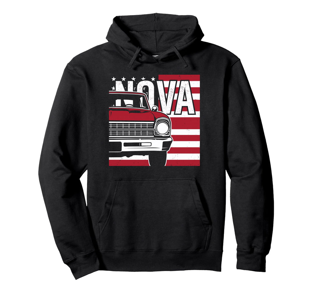 1966 1967 Nova Ss Front Grill Old School Hoodie - Unique Graphic Unisex - T-Shirt, Sweatshirt, Hoodie