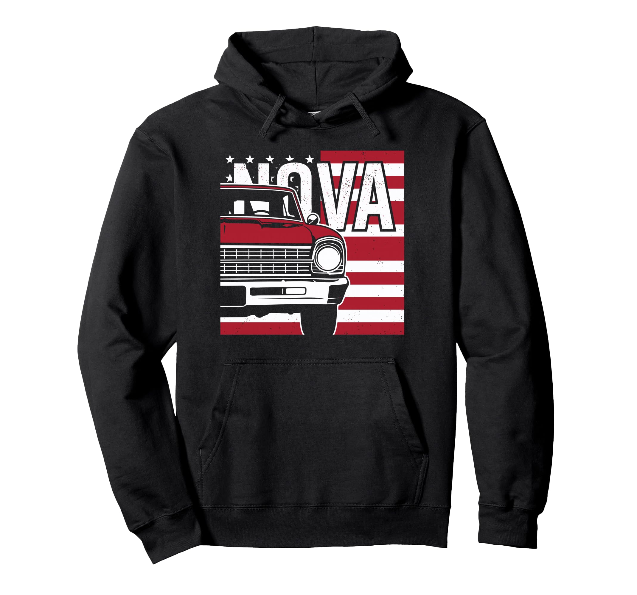 1966 1967 Nova Ss Front Grill Old School Hoodie - Unique Graphic Unisex - T-Shirt, Sweatshirt, Hoodie