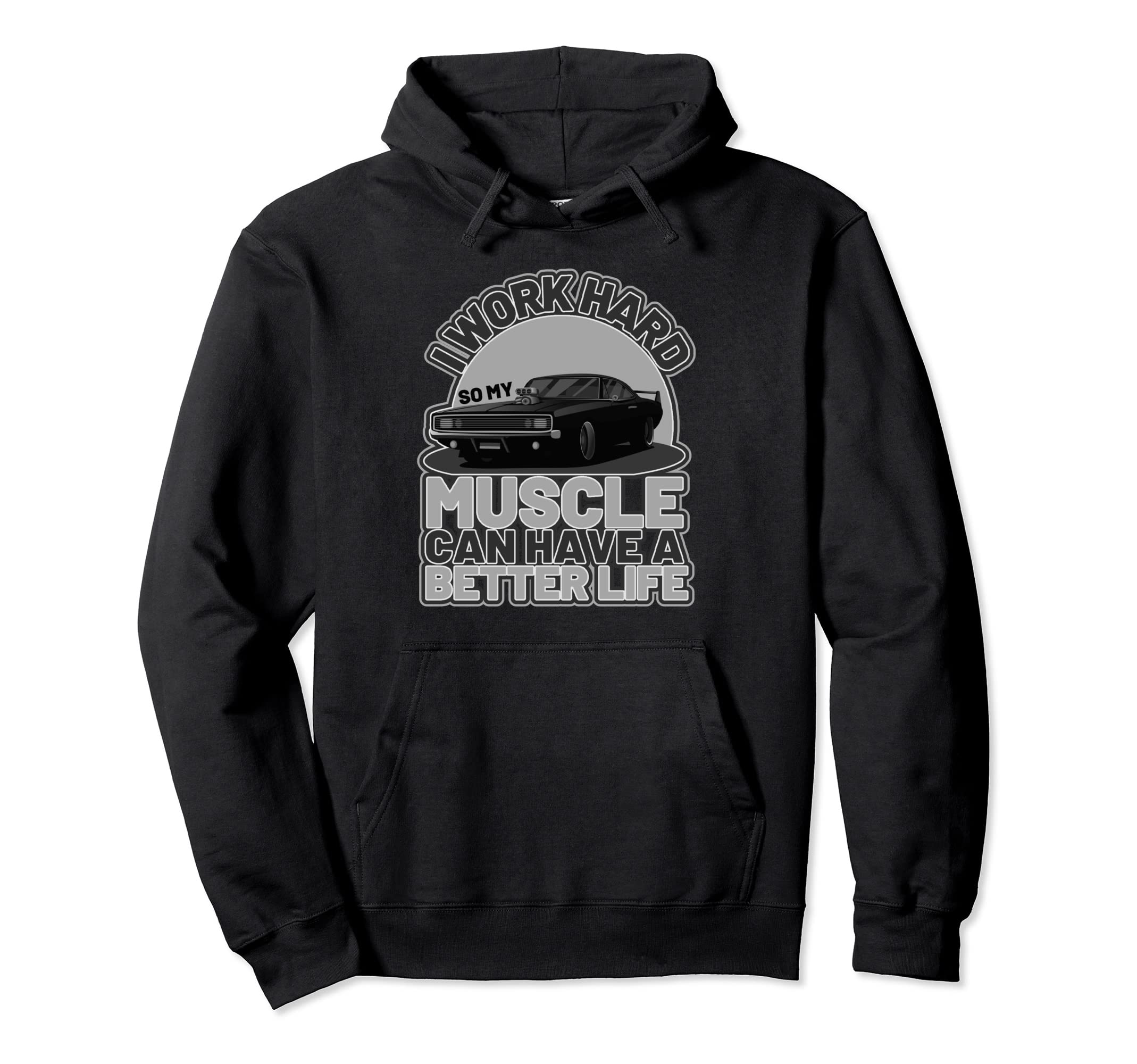 Muscle Car Funny Quotes Car Nerd Hoodie - Aesthetic Graphic Unisex - T-Shirt, Sweatshirt, Hoodie