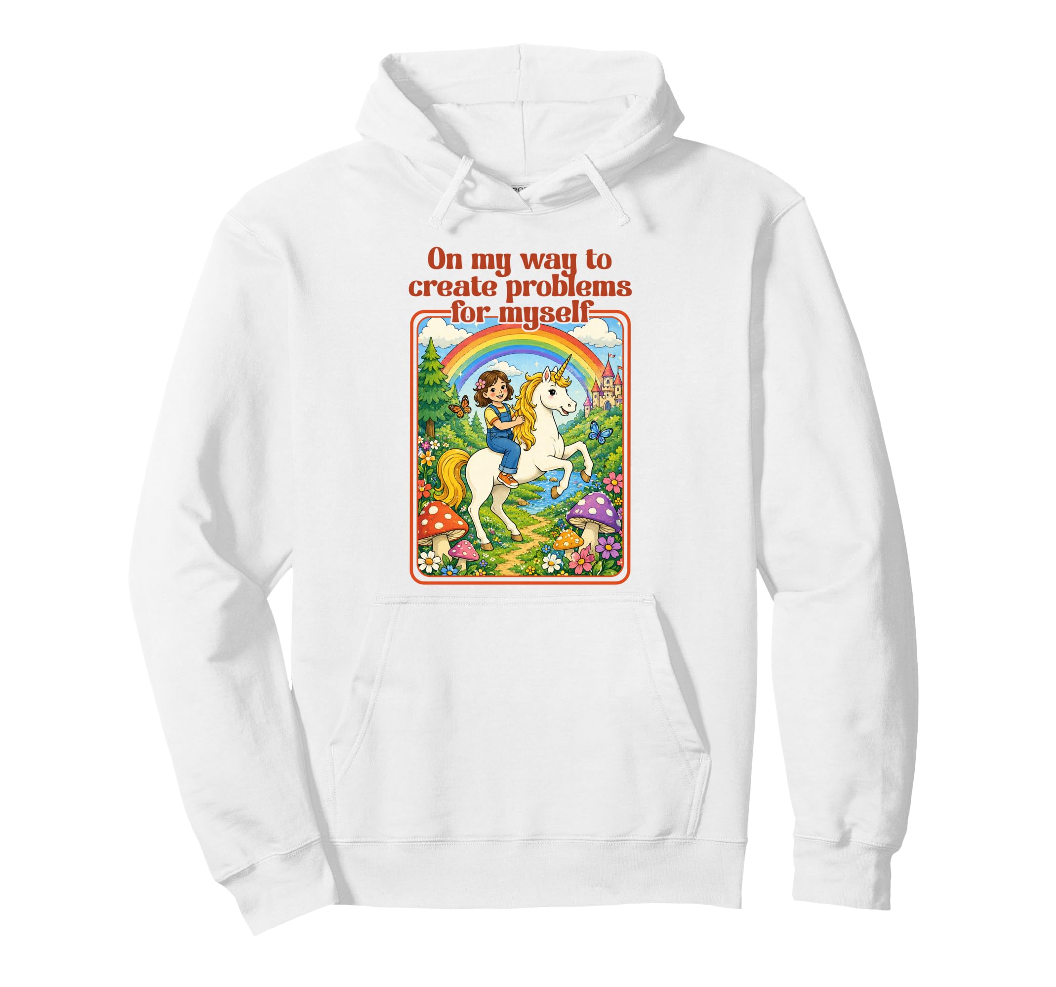 Mental Health My Way To Create Problems Hoodie - Trendy Graphic for Adults - T-Shirt, Sweatshirt, Hoodie