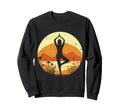 Sunset Yoga Tree Vrikshasan Sweatshirt - Casual Everyday Wear for Adults - T-Shirt, Sweatshirt, Hoodie