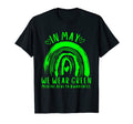 May We Wear Green Mental Health T-Shirt - Novelty Apparel for Adults - T-Shirt, Sweatshirt, Hoodie