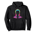 Synthwave Alien Cyberpunk 80S Sci Fi Hoodie - Fun Novelty Design Unisex - T-Shirt, Sweatshirt, Hoodie