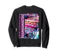 Hamamatsu City 80S Synthwave Sushi Sweatshirt - Fun Novelty Design Unisex - T-Shirt, Sweatshirt, Hoodie