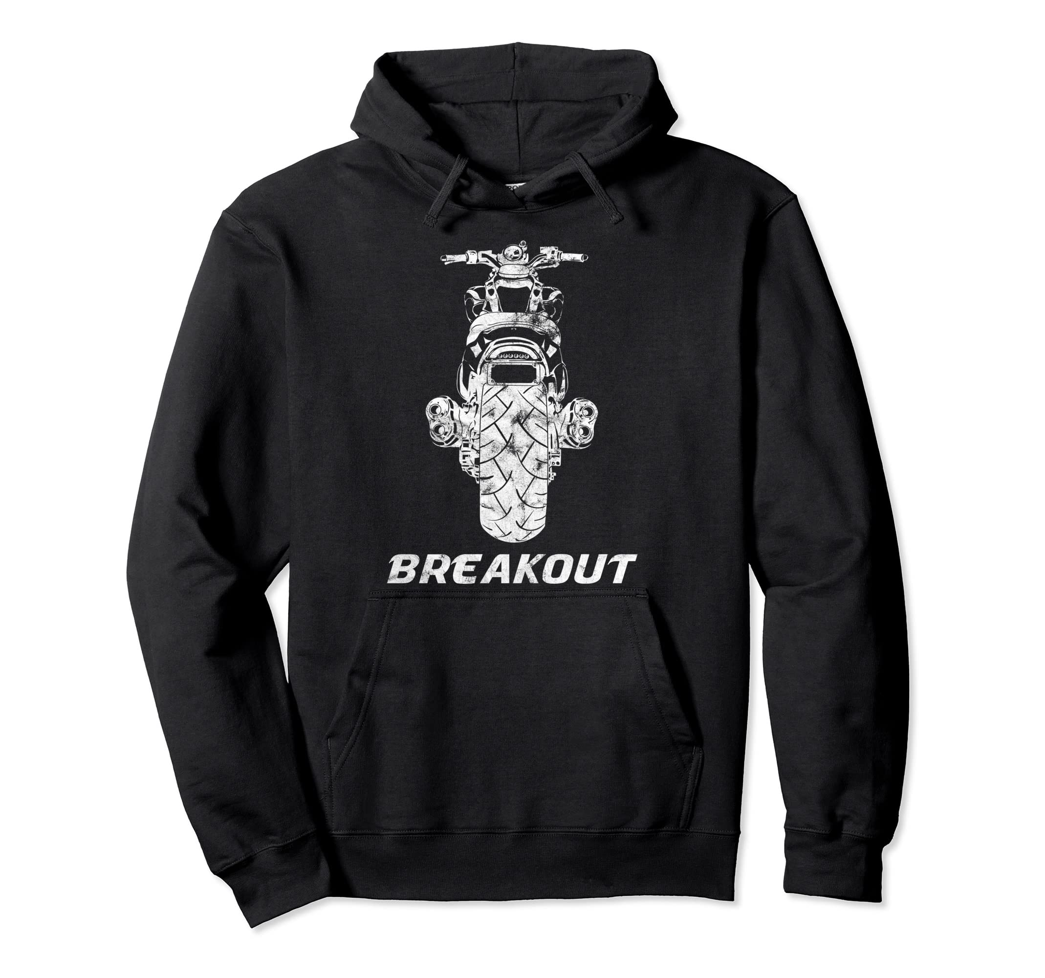 Breakout Motorcycle Chopper Biker Sweatshirt - Custom Art Print Unisex - T-Shirt, Sweatshirt, Hoodie