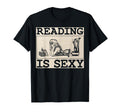 Hot Pin Up Comic Book Reading Is Sexy T-Shirt - Trendy Graphic Men Women - T-Shirt, Sweatshirt, Hoodie