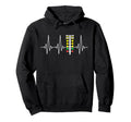 Drag Racing Heartbeat Race Track Light Hoodie - Streetwear Style Unisex - T-Shirt, Sweatshirt, Hoodie