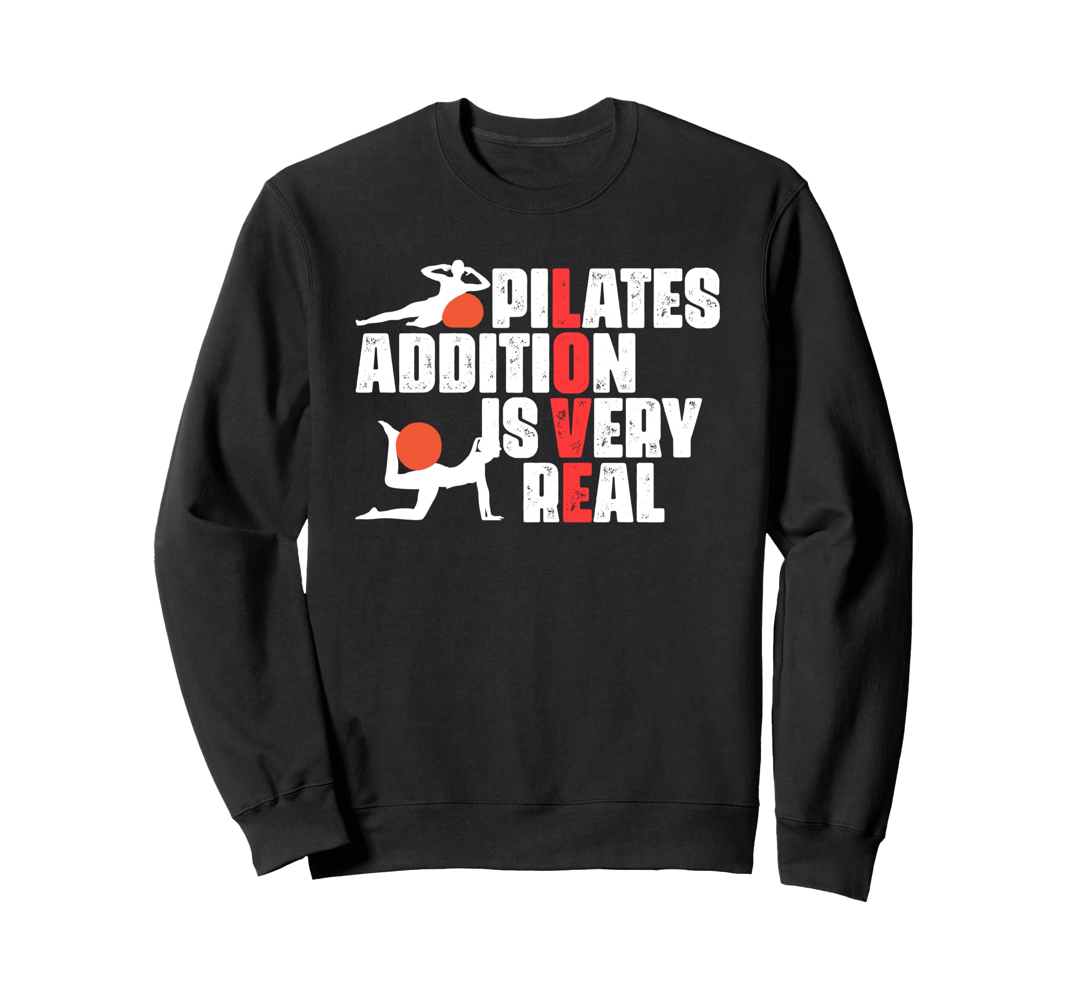 Pilates Exercise Fitness Workout Health Sweatshirt - Unique Graphic Unisex - T-Shirt, Sweatshirt, Hoodie