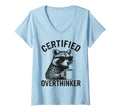 Womens Certified Overthinker Funny T-Shirt - Unique Graphic Men Women - T-Shirt, Sweatshirt, Hoodie