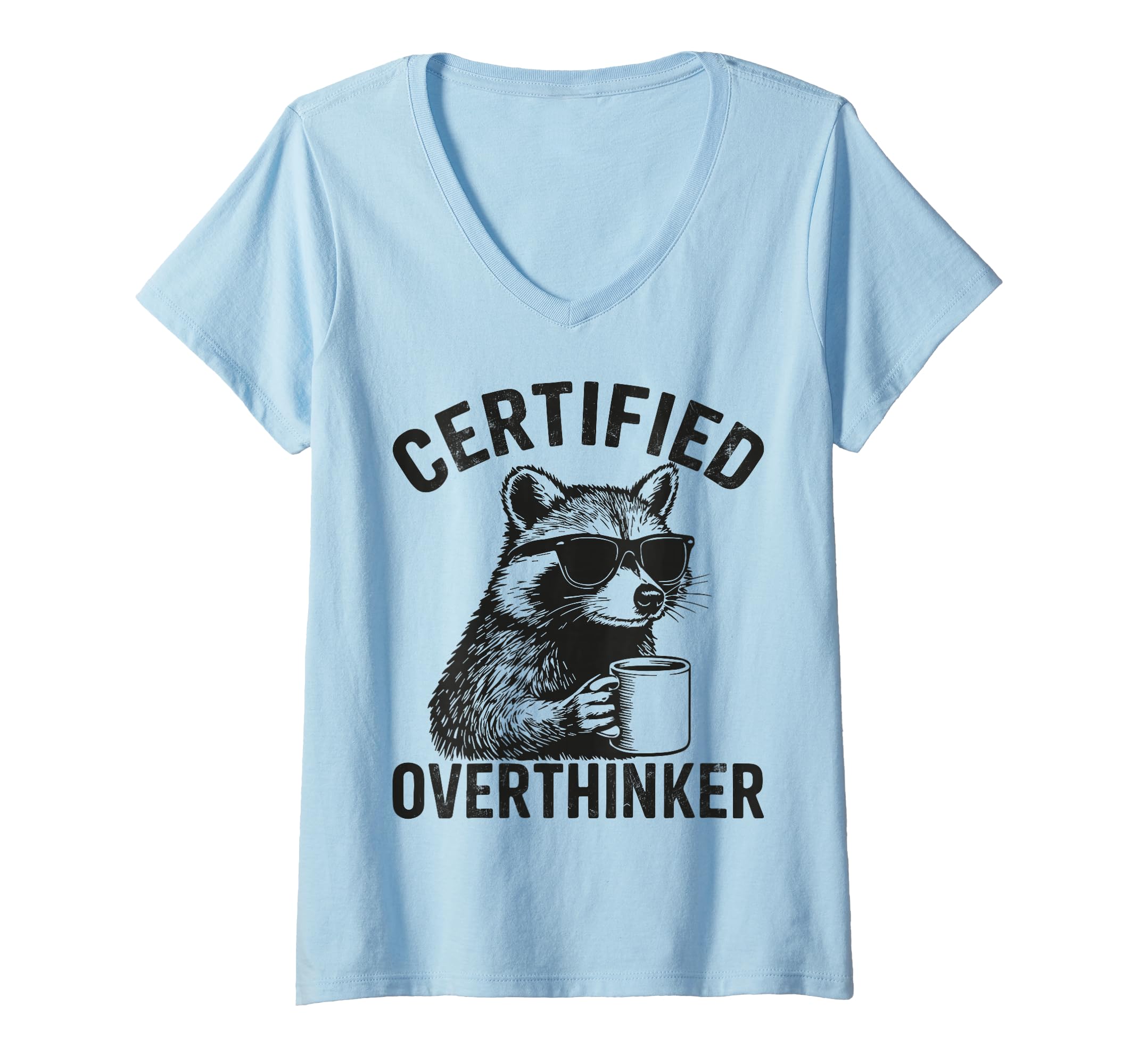 Womens Certified Overthinker Funny T-Shirt - Unique Graphic Men Women - T-Shirt, Sweatshirt, Hoodie