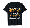 I Am Strong Enough Coffee Anxiety T-Shirt - Trendy Graphic for Adults - T-Shirt, Sweatshirt, Hoodie