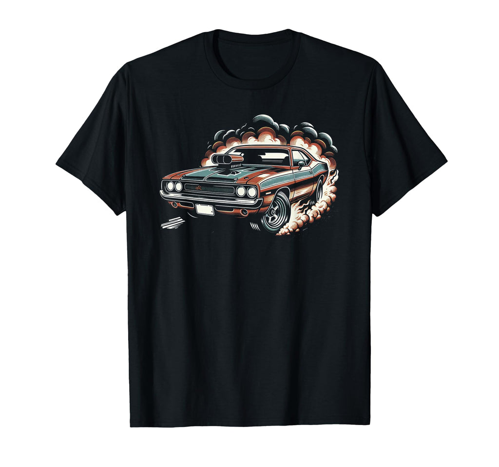 American Muscle Car 60S 70S Car Lover T-Shirt - Casual Everyday Wear Unisex - T-Shirt, Sweatshirt, Hoodie