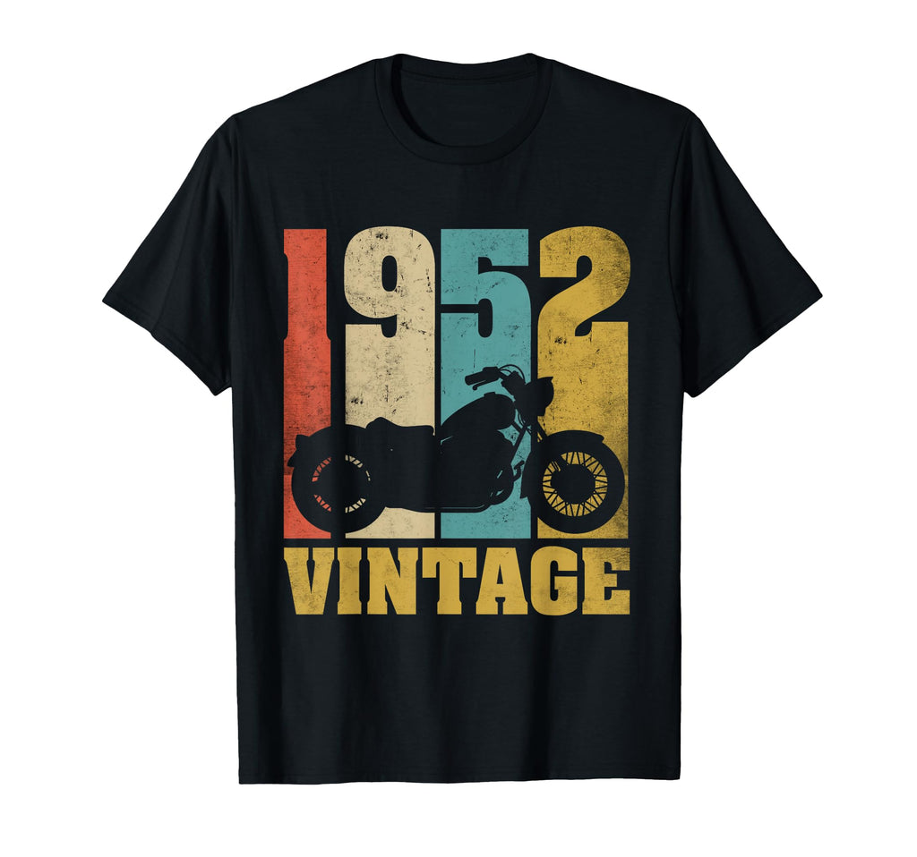 1952 Motorcycle 73Rd Birthday Gift Biker T-Shirt - Graphic Print Men Women - T-Shirt, Sweatshirt, Hoodie