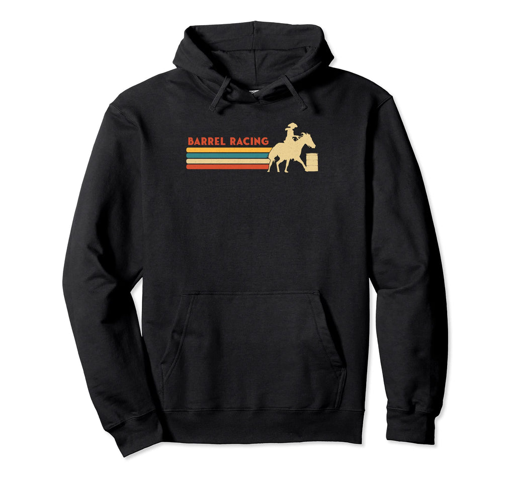 Barrel Racing Western Barrel Hoodie - Casual Everyday Wear for Adults - T-Shirt, Sweatshirt, Hoodie