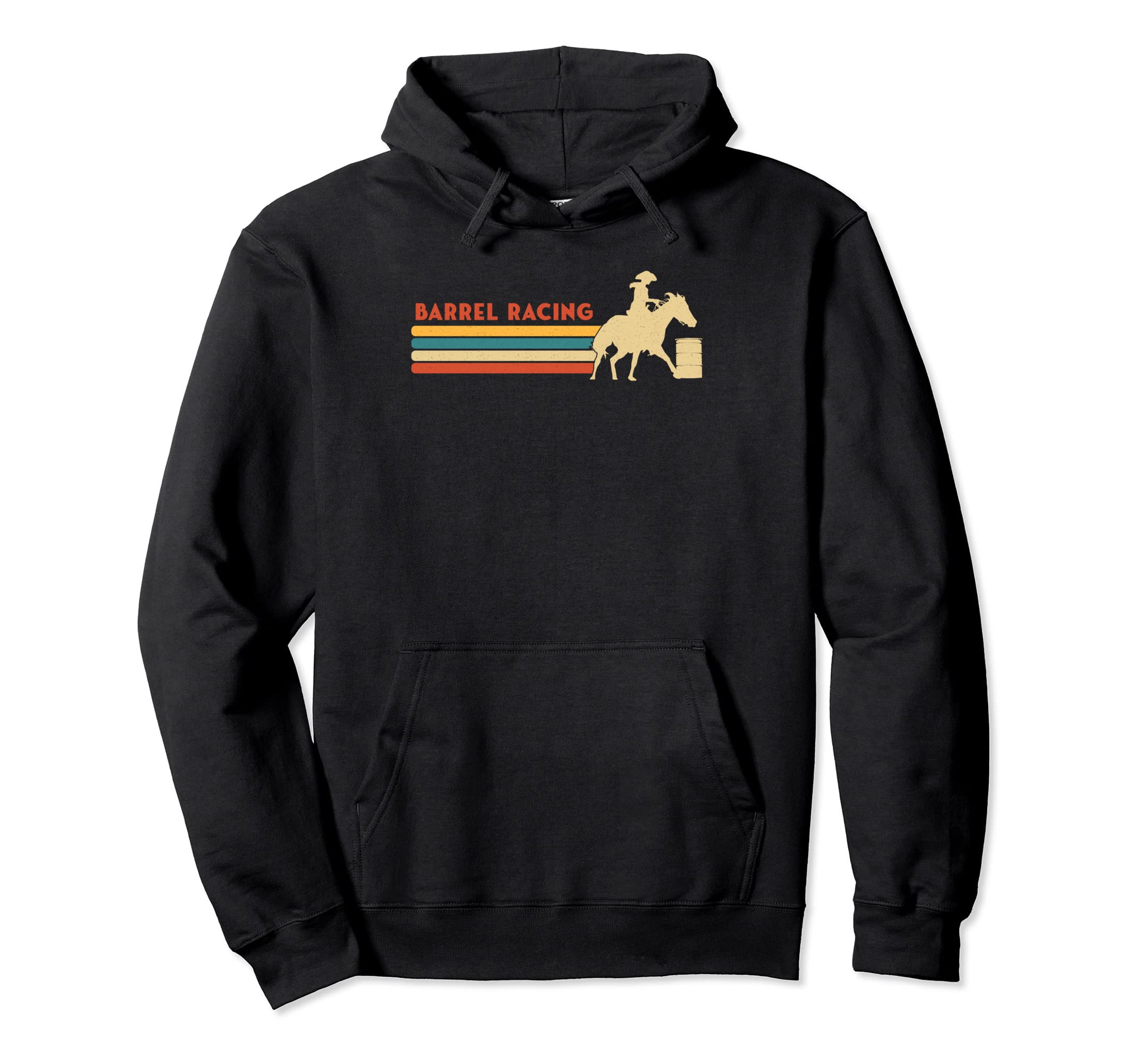 Barrel Racing Western Barrel Hoodie - Casual Everyday Wear for Adults - T-Shirt, Sweatshirt, Hoodie