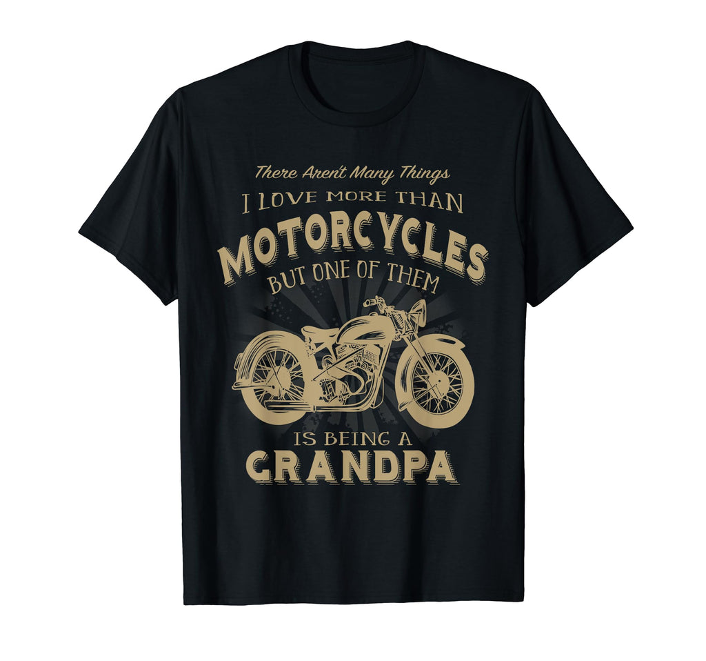 Motorcycle Grandpa Funny Biker T-Shirt - Custom Art Print Unisex - T-Shirt, Sweatshirt, Hoodie